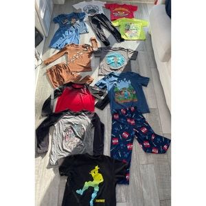 Kids Bundle Shirts Tops Bottoms Costumes Superhero Characters Games Pop Culture